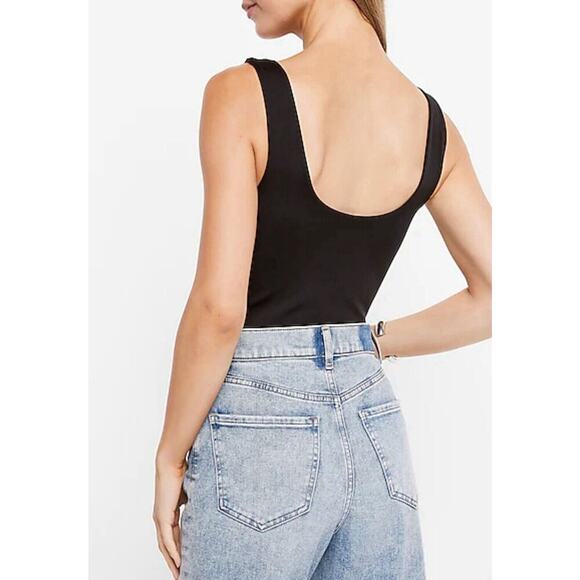 Express Body Contour Bodysuit Black Size L - Picture 3 of 7